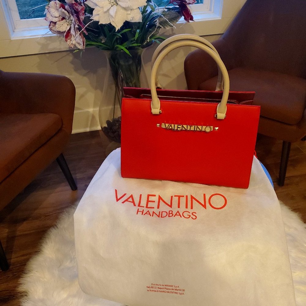 Valentino Red Tote-PRICE NEGOTIABLE